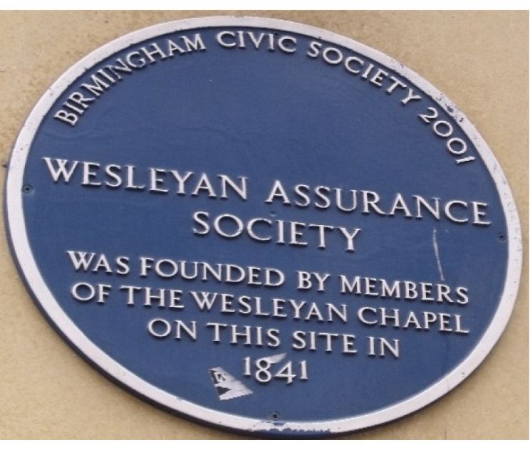 Wesleyan Assurance Society blue plaque