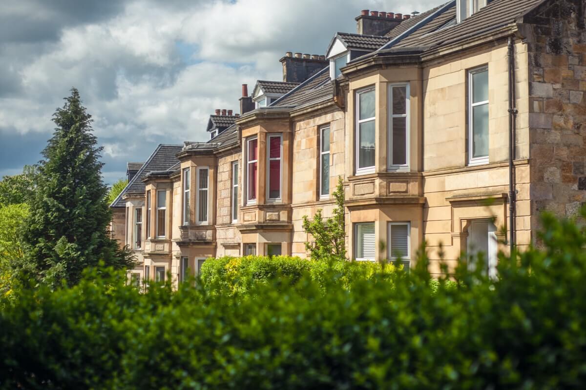 Row of terraced houses