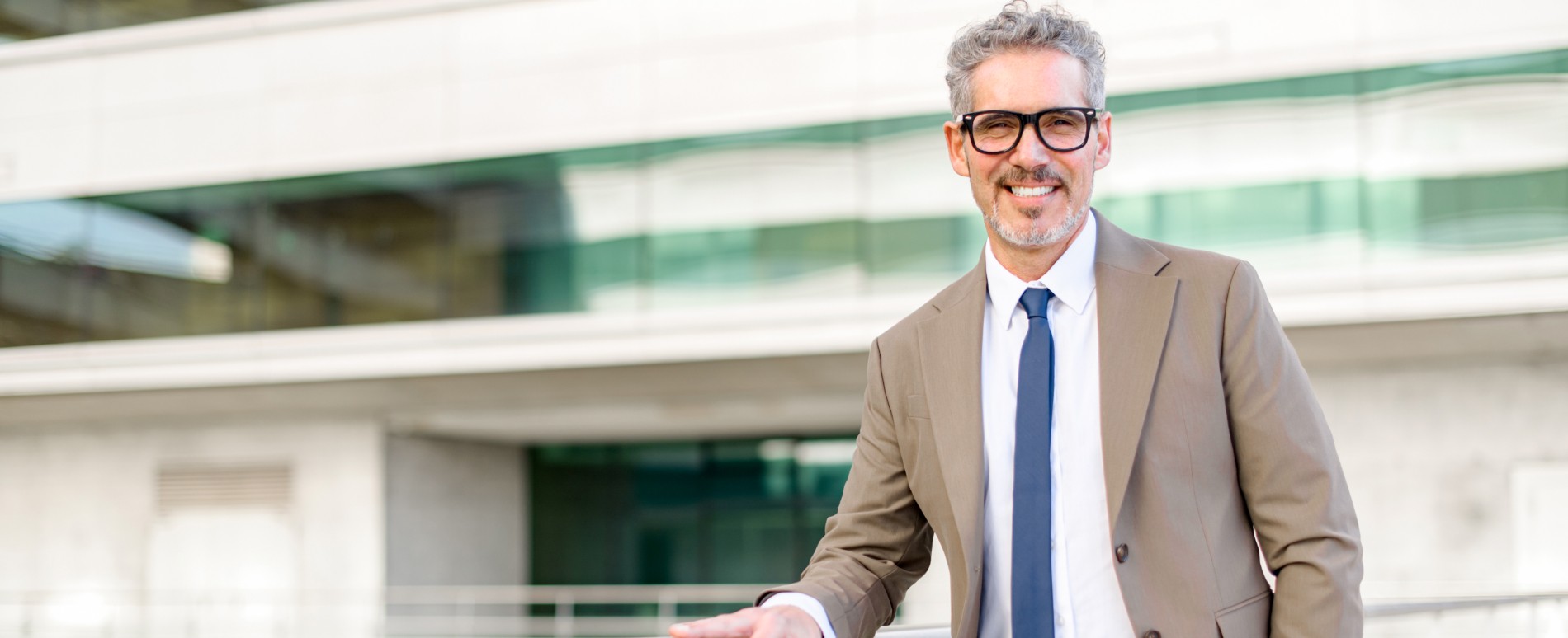 Male professional in a suit