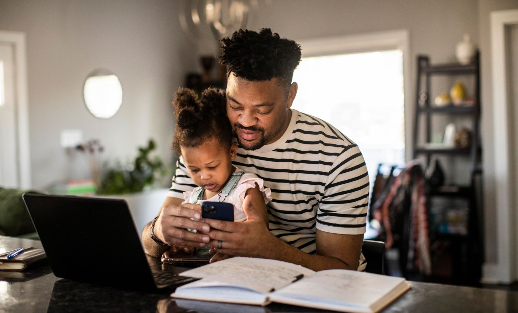 Father and daughter